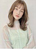 ☆シースルーバング 大人気のくびれヘア ミディアムレイヤー☆