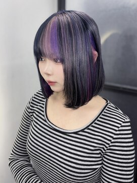 シーバイスリー 綱島(C×3) ペールピンク × ネオンパープル × ネイビーブルー