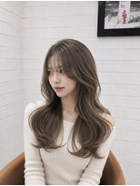 アースオーセンティック 熊本長嶺店(EARTH Authentic) ブリーチなしWカラーで叶うオリーブベージュ