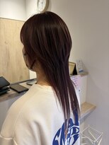 アズールサン 草加西口店(azule-sun)&nbsp;ハイライトカラー,ピンク,艶カラー,ロングウルフ【草加】