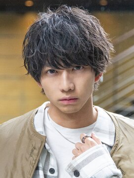 シティ メンズ(CITY men's) メンズフェザーパーマツーブロックシャドウパーマウルフ