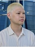 メンズ/メンズカット/坊主/ベリーショート/ブリーチ/ハイトーン
