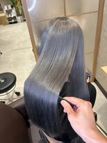 【全席完全個室サロン】ef lien西大寺 × 髪質改善ミルボンAujua認定サロン&nbsp;艶髪 ブルーアッシュ