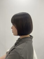 アッシュ 戸塚店(Ash)&nbsp;【戸塚】艶髪ぷつっとミニボブ/髪質改善/暗髪ボブ
