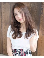 エル(LE)&nbsp;ヴェールウェーブブルージュ似アシメ合わせカットセミロング