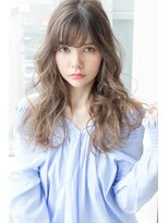 アフロート ギンザ(AFLOAT GINZA) AFLOAT明日香の 無造作 ルーズ くせ毛風 ウェーブ 厚めバング