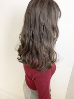 ヘアー アトリエ アンジー(Hair Atelier Angee)&nbsp;ブリーチありのハイライトグレージュカラー