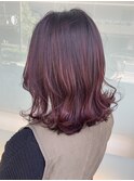 ロブ×ベリー系カラー