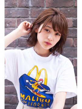 エイミー(Aimee) Aimee おフェロボブ×透けちゃうグレージュ