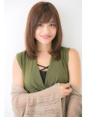 小顔流し斜めシースルーバング♪アッシュ【Linona/林 直徳】
