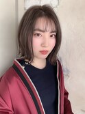 透けバング外ハネボブ