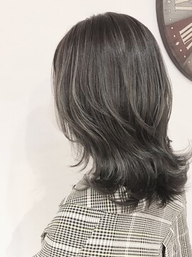 ブルー(BLUE) 《Blue》#ネオウルフ#オリーブアッシュ#ウルフ#レイヤー