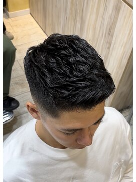 グルーマーズトウキョウ(GROOMER/S TOKYO) サーフカール リバースセンターパート 波巻きツイストスパイラル