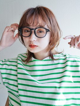 マセナ(Masena) ふわふわミディウルフ×カジュアルスタイル
