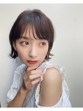 エマ ギンザ(EMMA GINZA) 簡単可愛い愛されワンサイドボブ