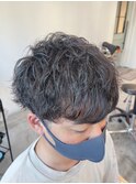 メンズ×ツイストスパイラルパーマ