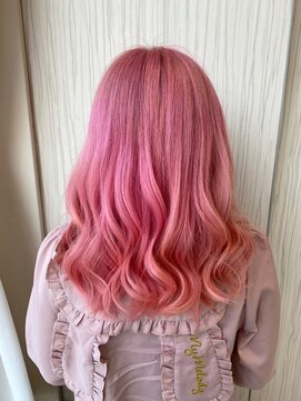 ビス ヘア アンド ビューティー 西新井店(Vis Hair＆Beauty) 透明感抜群♪ダブルカラーブリーチハイトーンピンク