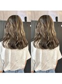コントラストハイライト＊マロングレージュ