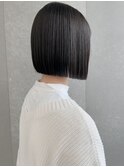 髪質改善×重めぱつっとボブ