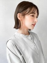 レクタ(RECTA)&nbsp;グレーベージュミディアム黒髪アッシュベージュインナーカラー4