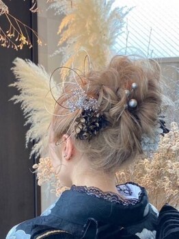 ヘアー ブブース(HAIR BO BOOSE)の写真/結婚式・入学式・卒業式などの様々なシーンでのお着付けに！※要電話予約