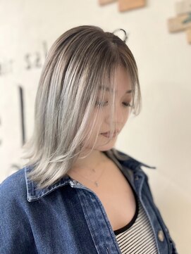 ヘアサロン レリー(hair salon relie) ホワイトバレイヤージュ★