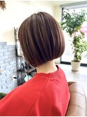 ぱつっとボブ