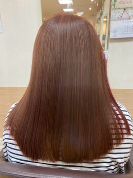 ネクサス ファイブ 八幡宿店(NEXUS-V)の写真/縮毛矯正が初めての方にもおすすめ！髪のお悩みに合わせた施術で指通りなめらかな憧れのストレートが叶う☆