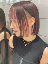 ココ なかもず店(COCO)&nbsp;レイヤーカット/ボブ/髪質改善/チェリーブラウン