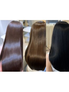 ≪髪質改善≫大人気の髪質改善で憧れのサラ艶ストレートに！髪の気になるクセやうねりにオススメです♪