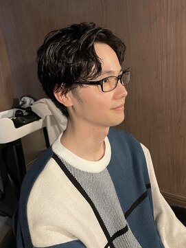ラックスビー プレミアム 大阪駅前第3ビル店(LUXBE PREMIUM) 好印象爽やか×パーマビジネスマンスタイル