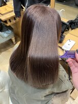 ラベンダーベージュ透明感カラー大人カラー  YU-21
