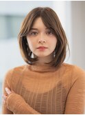 大人可愛い伸ばしかけボブ　20代30代40代