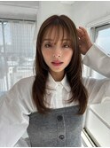 ANGELICA トレンドレイヤーカット シナモンベージュ