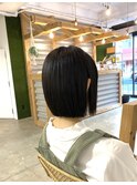 ぱつっとボブ/軽め