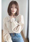 【池袋美容室】ミディアムハイレイヤーシースルー