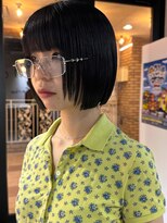 シェノン 心斎橋(CHAINON)&nbsp;ボブ/ミニボブ/切りっぱなしボブ/ワンレン/レイヤー/黒髪