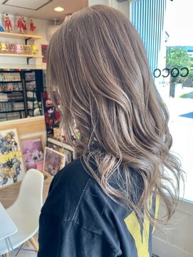 ヘア メイク ココ(hair make coco) 大人の透け感★グレーマット