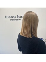 ビズヘアー マシェリ(bisou hair macherie)&nbsp;切りっぱなしボブ