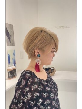 ジュベ 別府店(juve.) 別府ショートボブ顔まわりレイヤーカット髪質改善カラー30代