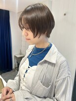 レトン 銀座(leton)&nbsp;マッシュショート/ショートボブ/オリーブベージュ/似合わせ