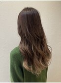 グラデーションカラー/バレイヤージュ/ヘーゼルブラウン