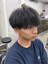 ニコ トウキョウ ロジック(nico TOKYO Logic)&nbsp;メンズマッシュツーブロックシースルーマッシュマッシュウルフ