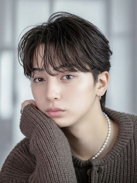 オーシャントーキョー 大阪(OCEAN TOKYO) 韓国ヘアカルマパーマコンマバングセンターパートフェザーパーマ