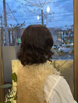 ランプヘアーデザイン(LAMP HAIR DESIGN) 【大森 智博】ミディアムパーマ/ミディアムカーリーヘア