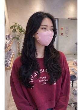 ラボヌールヘアーグレース 門前仲町店(La Bonheur hair grace) 【杉本】レイヤーカット/韓国風ヘア/顔周りカット