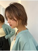ショートウルフボブウルフレイヤーボブ