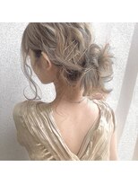 テーラヘアー 石岡店(TELA HAIR)&nbsp;ミルクティーベージュ　ブリーチカラー