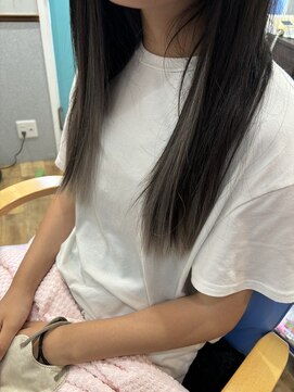 美容室 ダン エクセルシア(Dan) ★大人気の可愛いシルバー編み込みエクステでステキな夏ロング♪