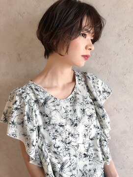 ハスコ(husco) 【husco/佐賀】大人ショート×艶ブラウン